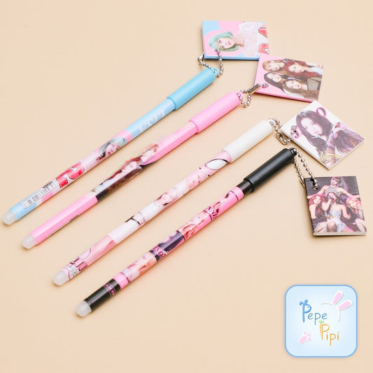 NEW BLACKPINK Gel Ink Pen with Eraser