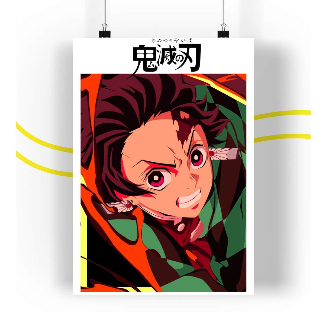 Demon Slayer Tanjiro Kamado Poster Anime