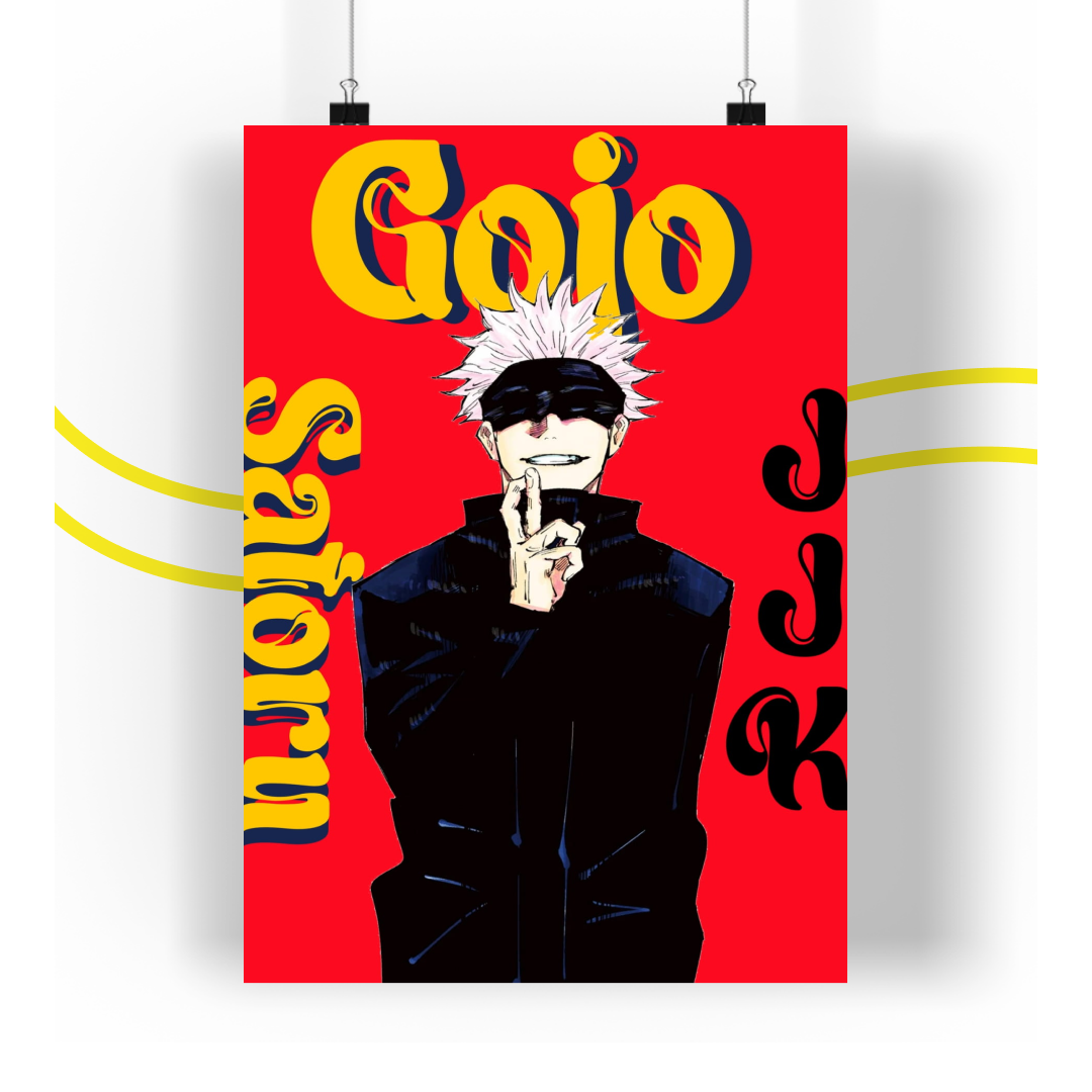 Jujutsu Kaisen Gojo Satoru Poster Anime