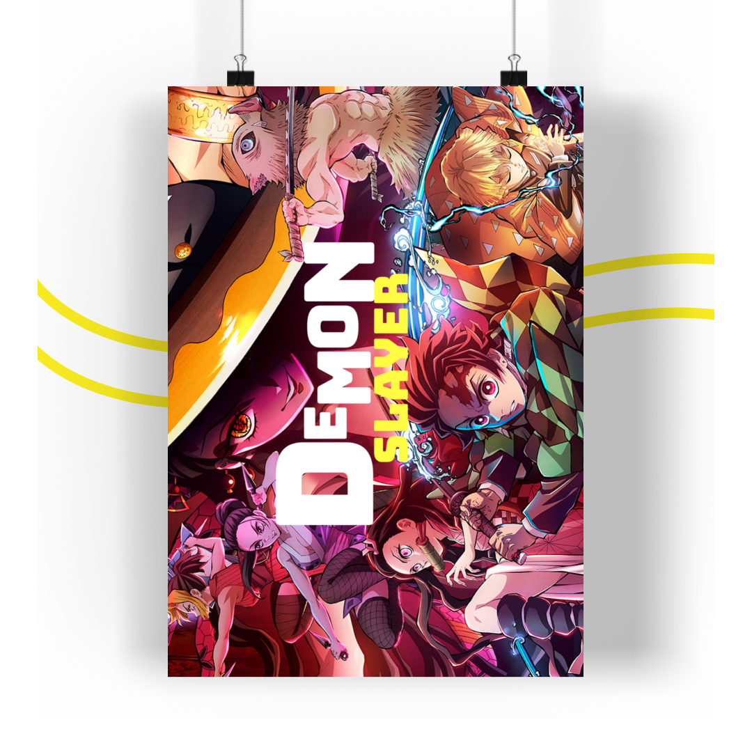 Demon Slayer Full House Poster Anime