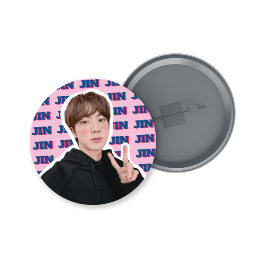BTS Jin Badge + Fridge Magnet