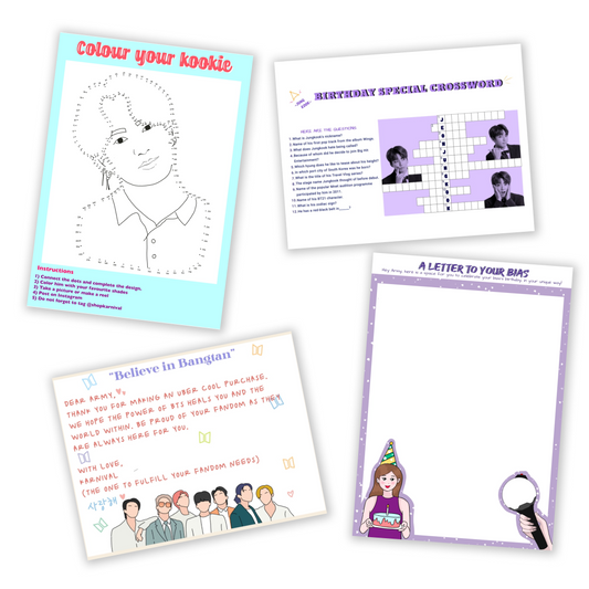 BTS Jungkook Bias Activity Kit