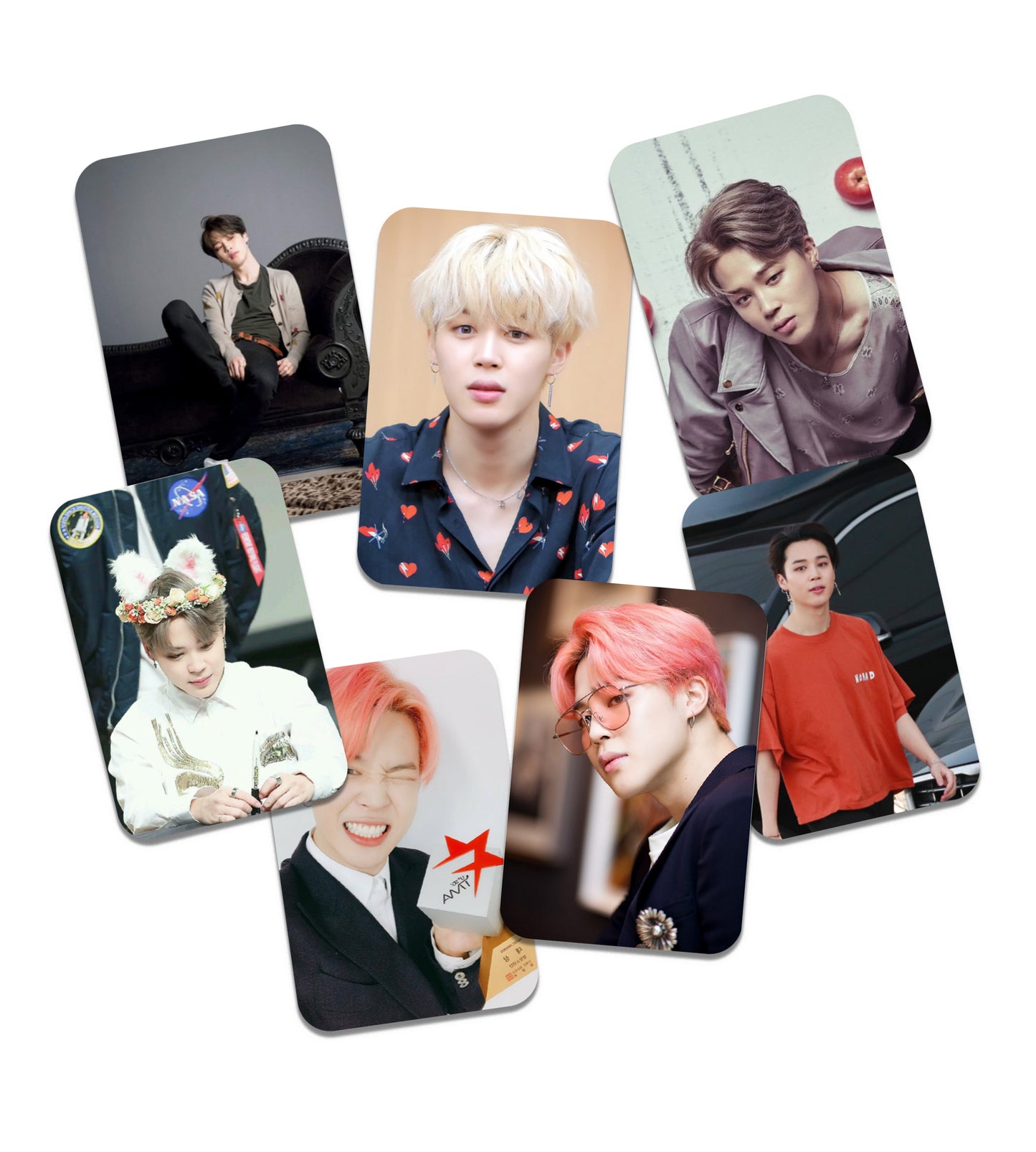 BTS Jimin Boyfriend Photocards - Set of 7