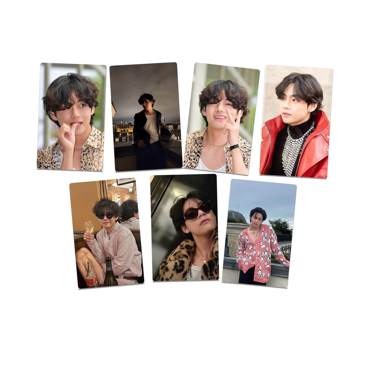 BTS Tae in Paris Photocards - Set of 7