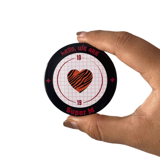 Super M Badge + Fridge Magnet