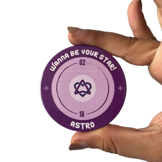 Astro Badge + Fridge Magnet