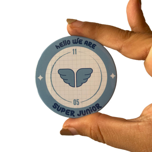 Super Junior Badge + Fridge Magnet