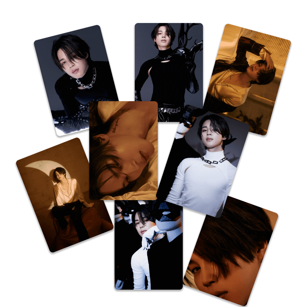 BTS Me Myself and Jimin Me, Myself 'ID : Chaos' Photocards - Set of 8