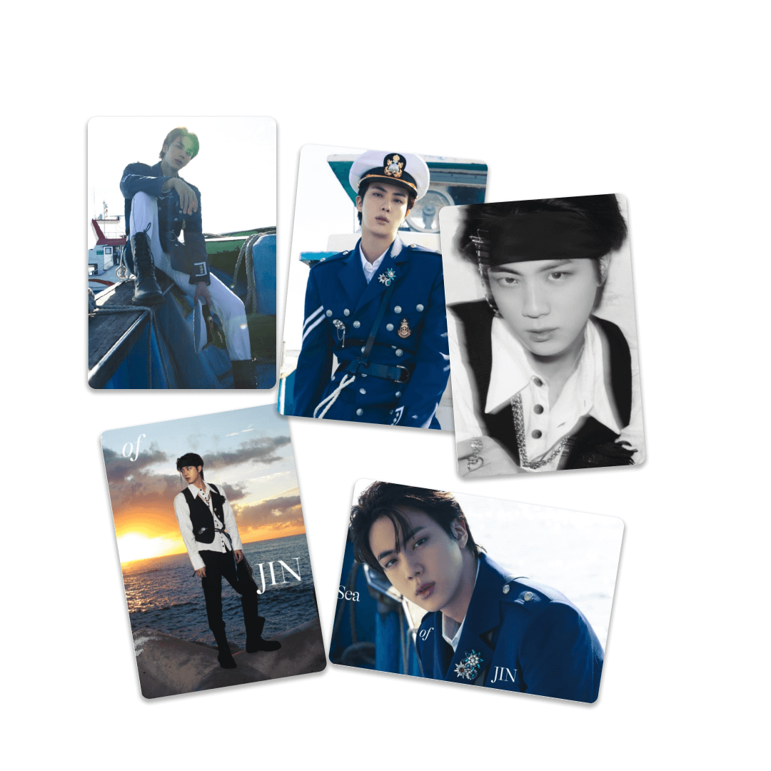 BTS Me, Myself, and Jin 'Sea of JIN island' Concept Photocards - Set of 5