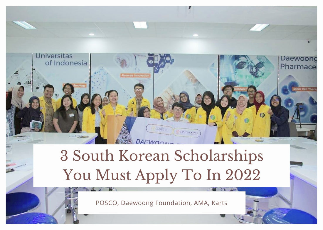 3 South Korean Scholarships You Must Apply To In 2022