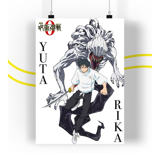 Jujutsu Kaisen Yuta Rika Poster Anime