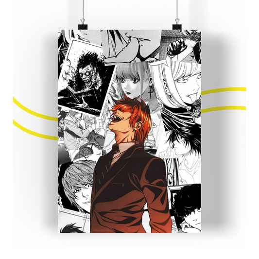 Death Note Poster Anime (Manga Panel Style)