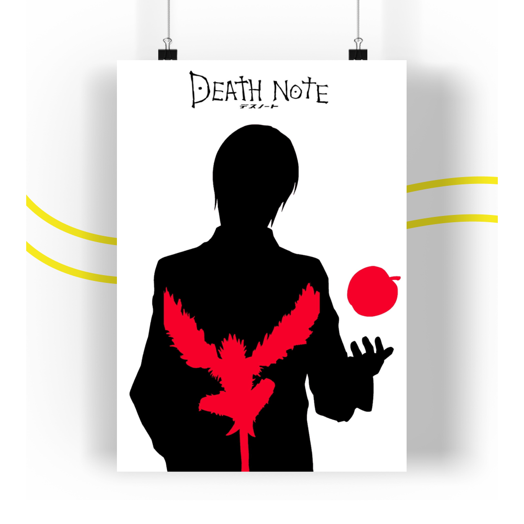 Death Note Poster Anime (Black and Red Ver)
