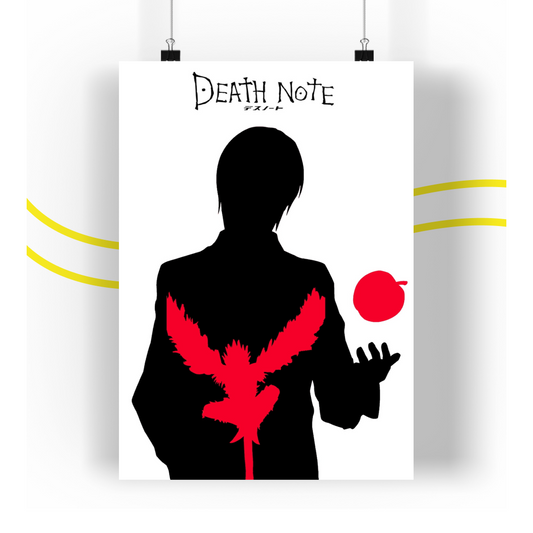 Death Note Poster Anime (Black and Red Ver)