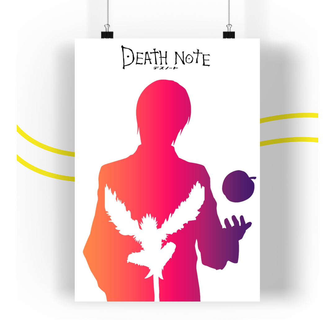 Death Note Poster Anime (Multi Color Ver)