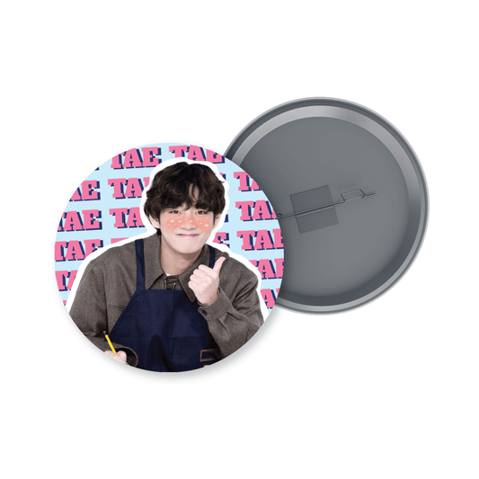 BTS Tae Badge + Fridge Magnet