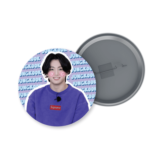 BTS Jungkook Badge + Fridge Magnet