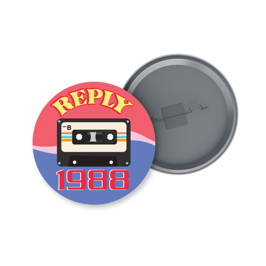 Reply 1988 K-drama Badge + Fridge Magnet