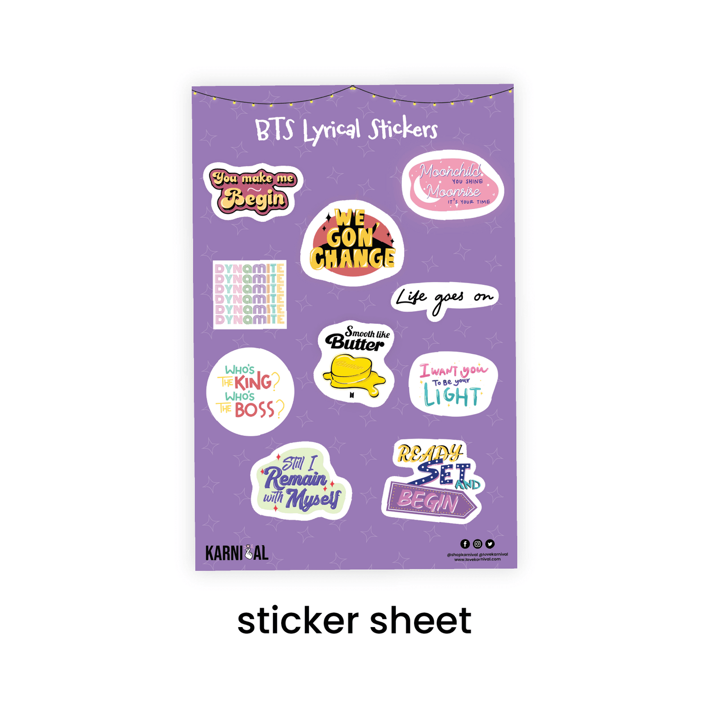 BTS Shine Dream Smile Merch Combo