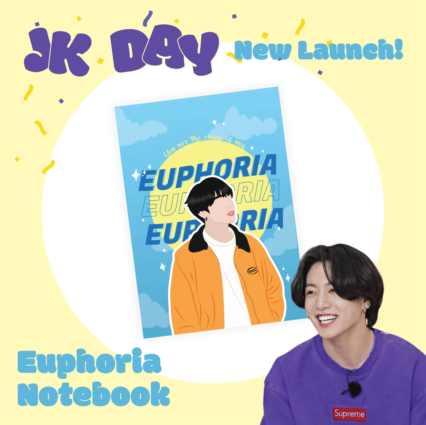 Jungkook BTS Euphoria Notebook