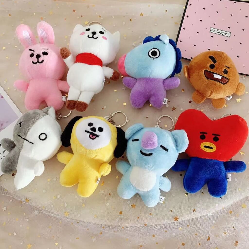 BT21 Stuffed Toy Keychain