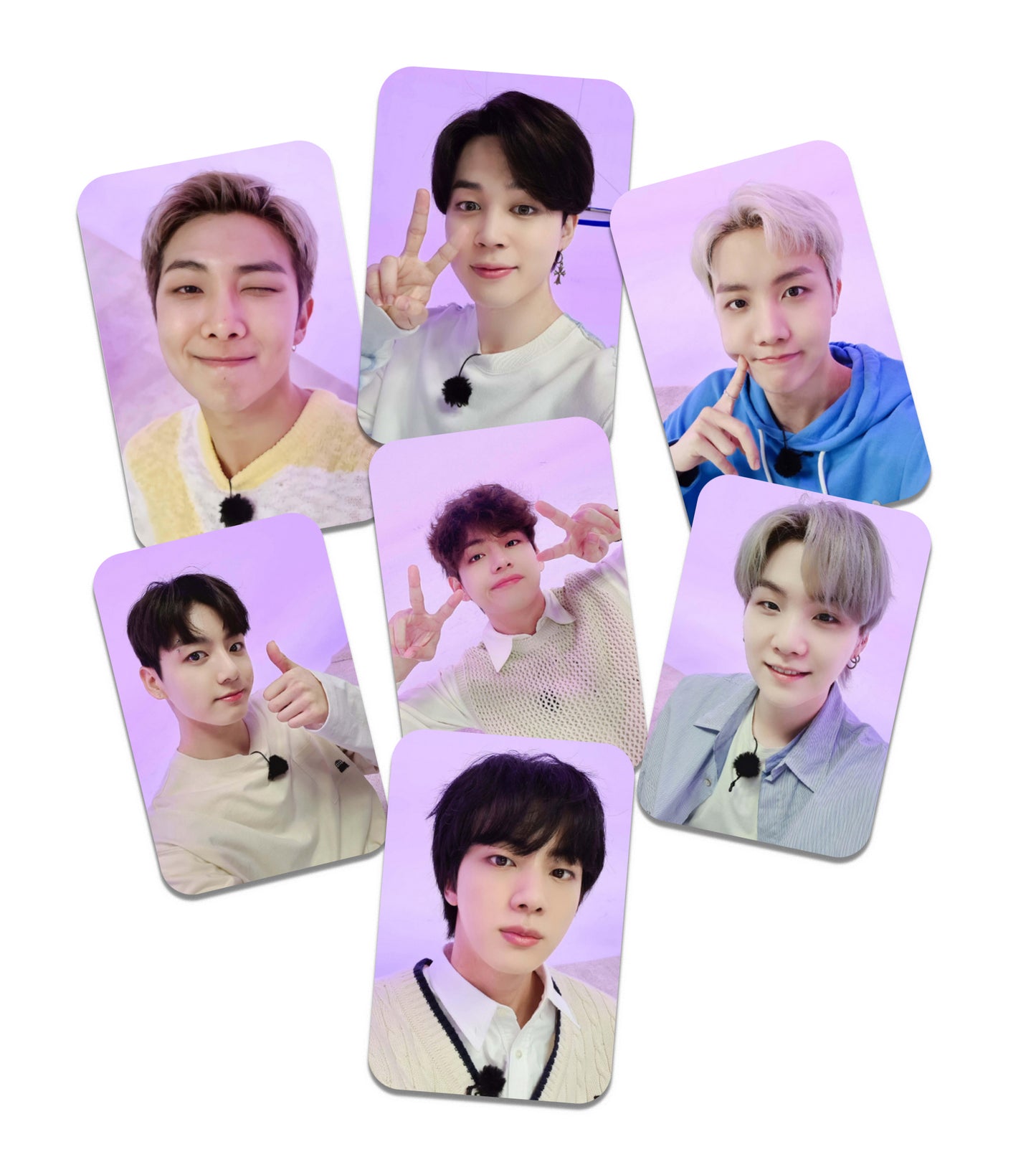 Run BTS Photocards - Set of 14