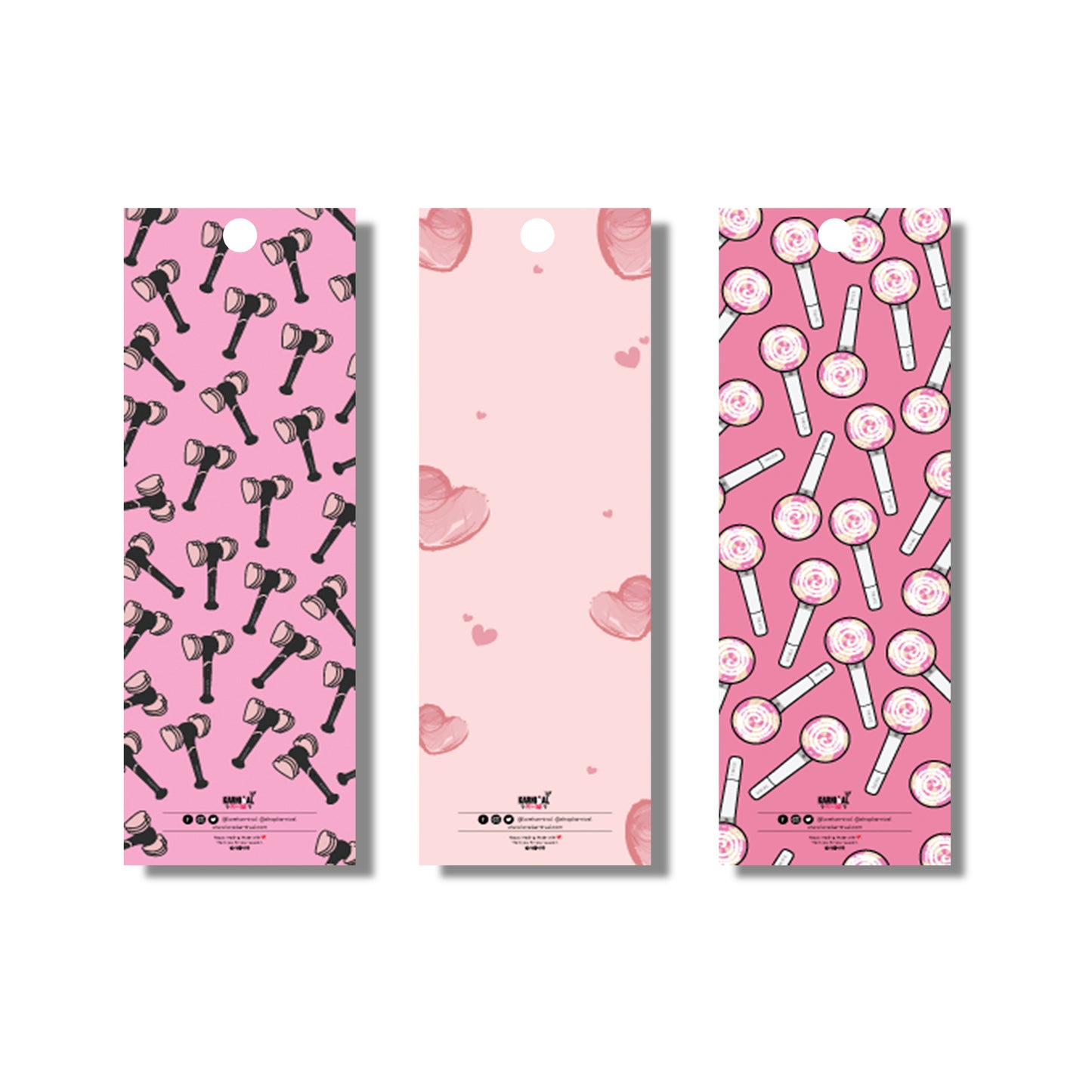 K-Pop Girl Krush Trio - Bookmark Set Of 3