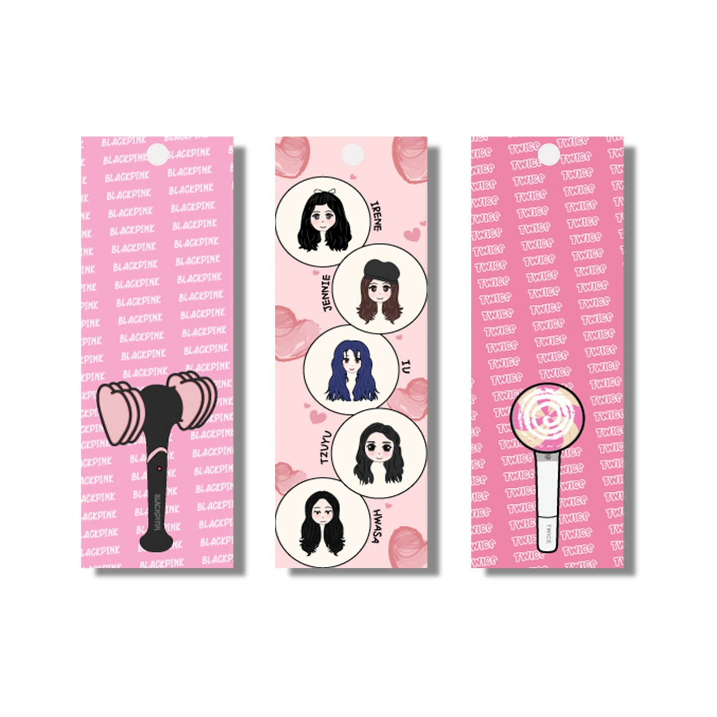 K-Pop Girl Krush Trio - Bookmark Set Of 3