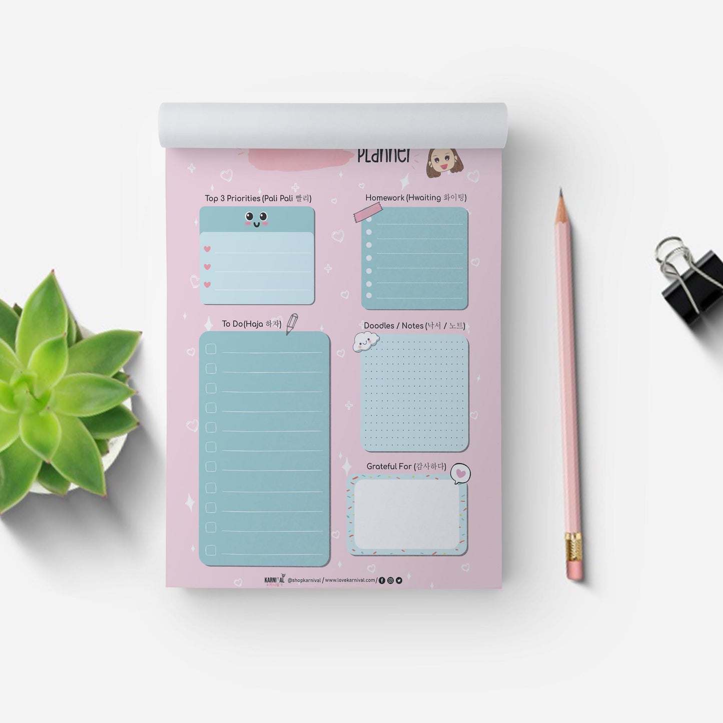 Daily Planner Notepad