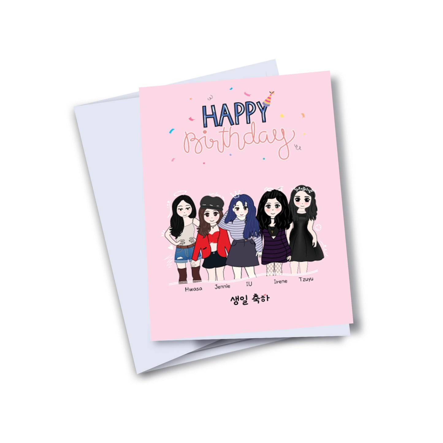 Kpop Unnie's - Happy Birthday Card
