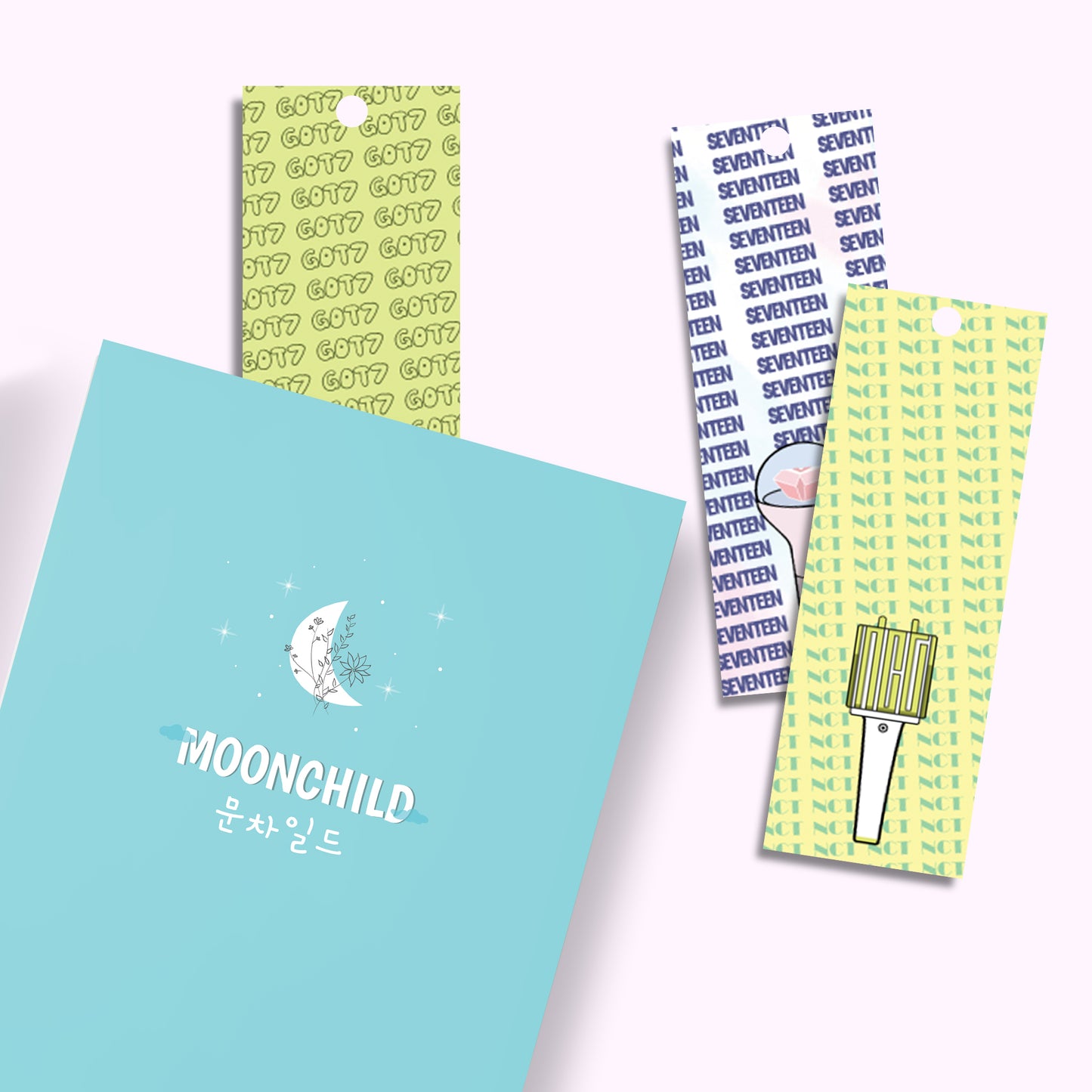 K-Pop 7 Heaven- Bookmark Set Of 3