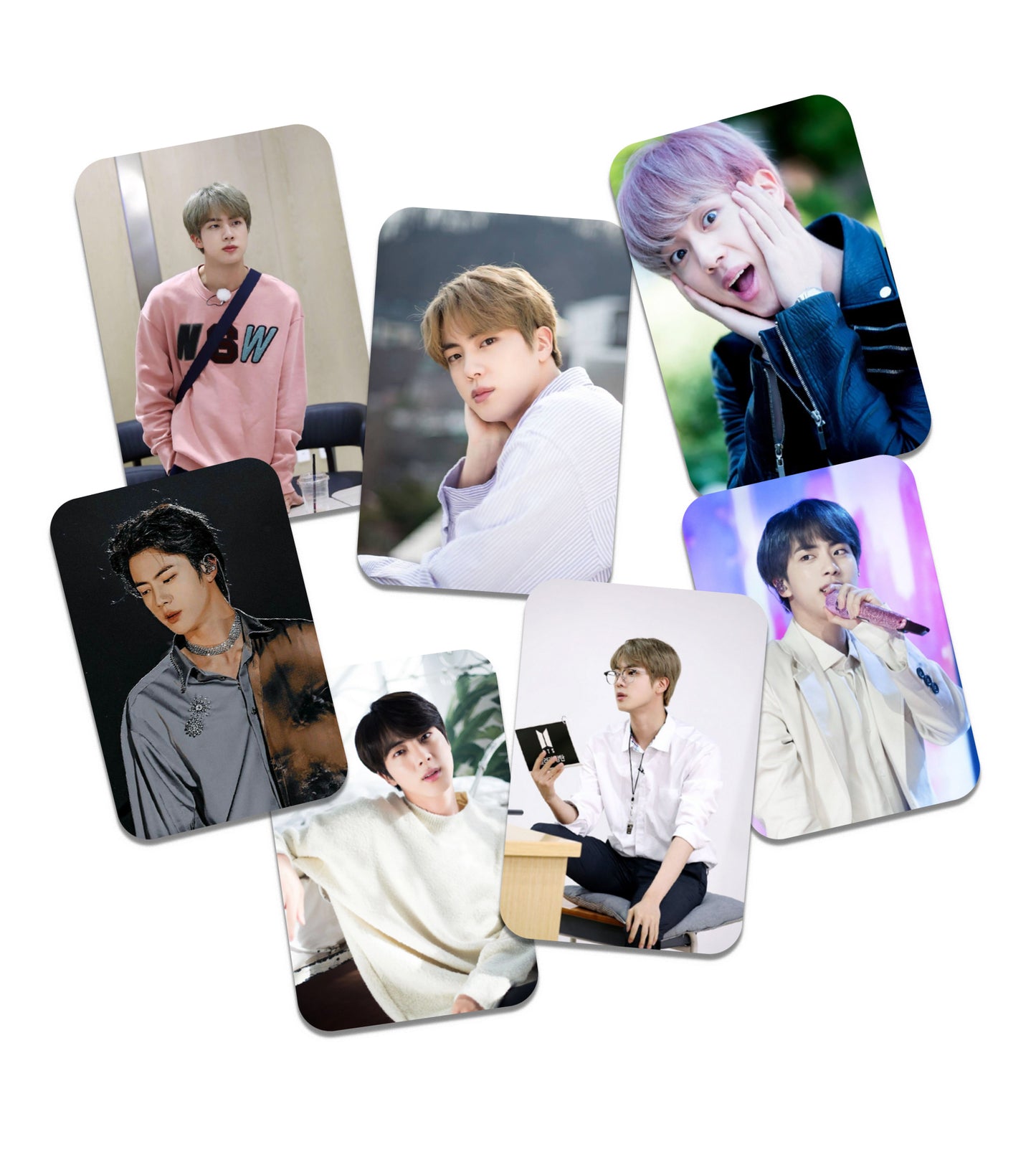 BTS Jin Boyfriend Photocards - Set of 7