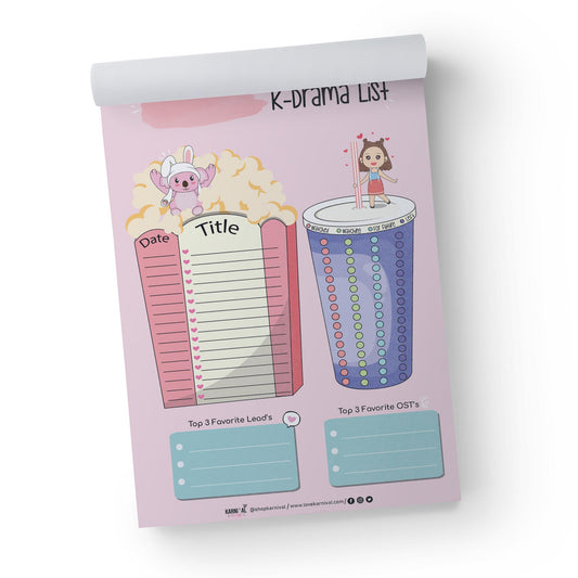 K-Drama Tracker Notepad