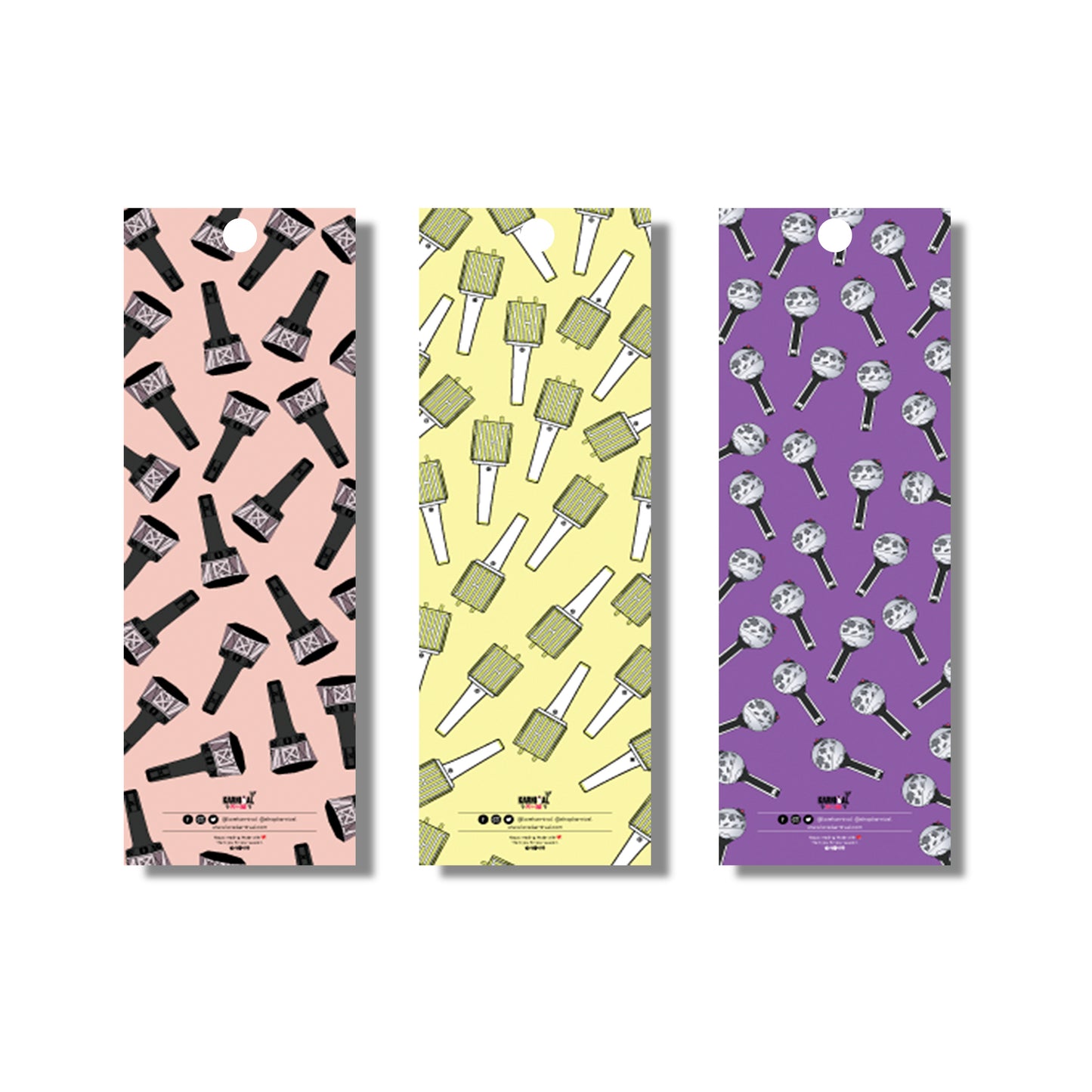 K-Pop Mix Tape - Bookmark Set Of 3