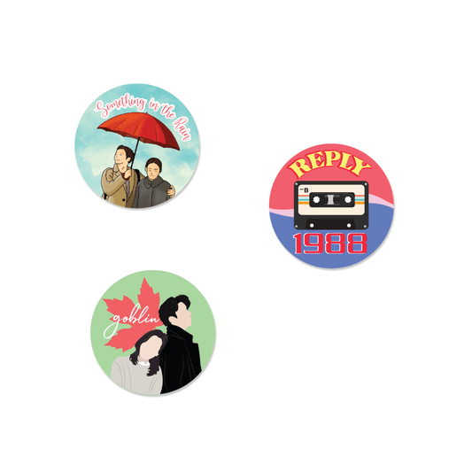 The K-drama OGs Badge - Set of 3