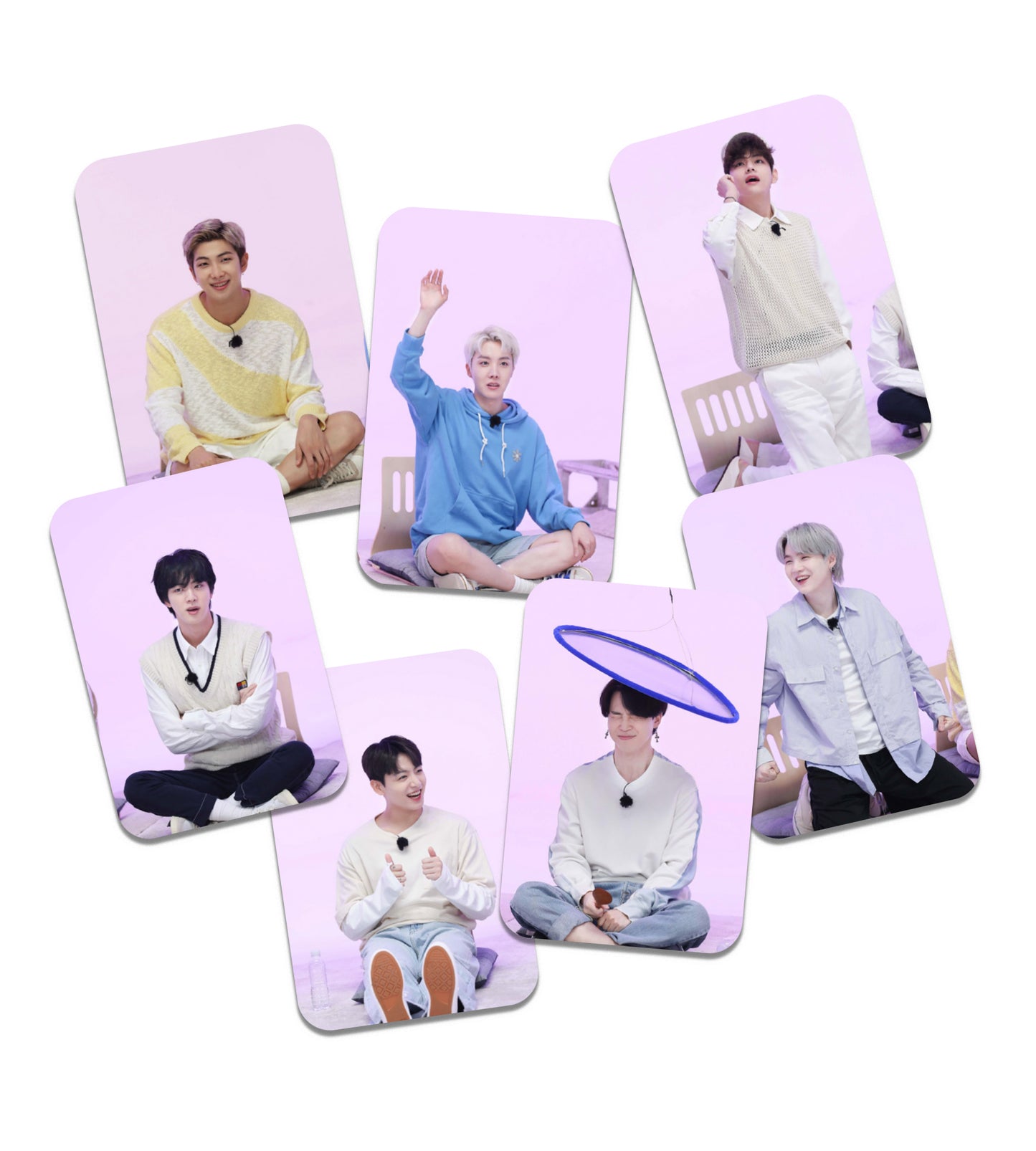 Run BTS Photocards - Set of 14