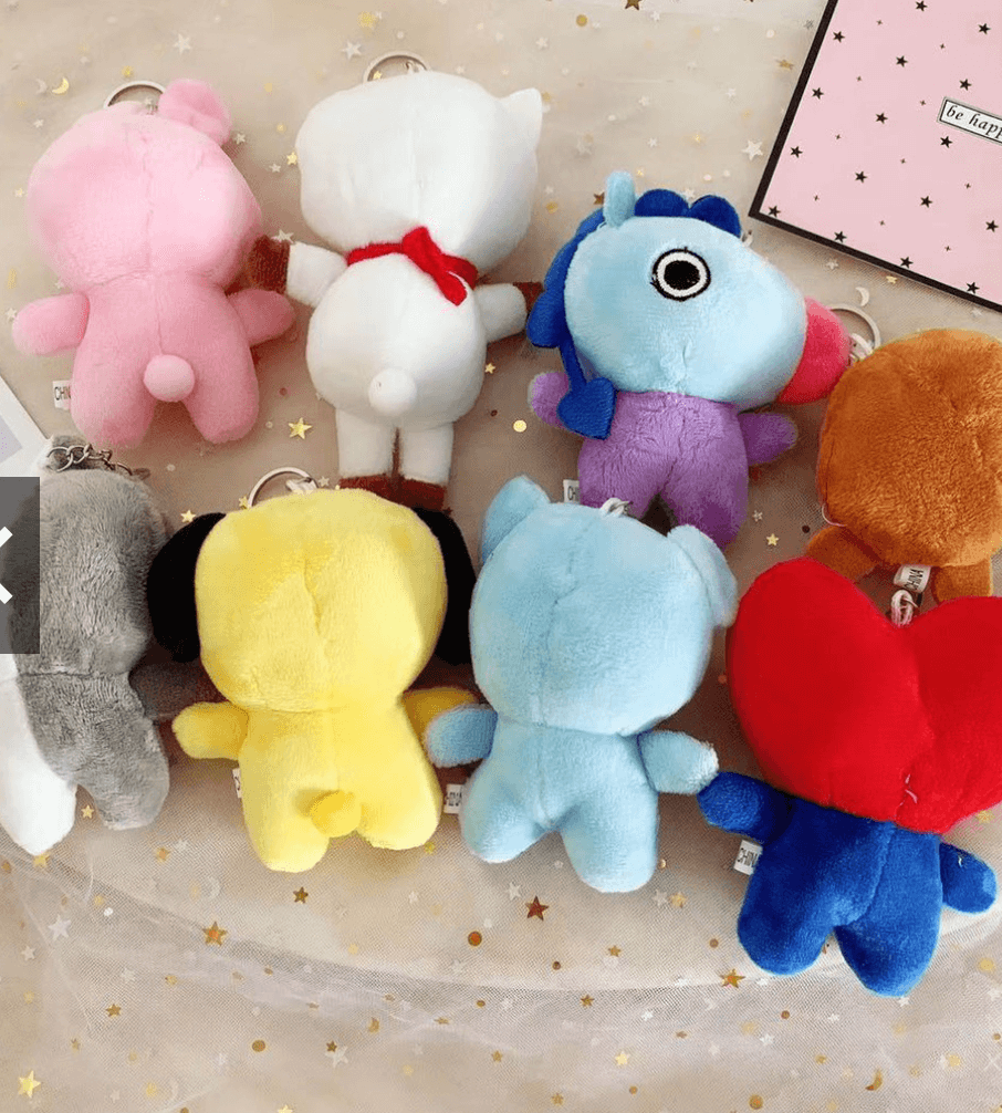 BT21 Stuffed Toy Keychain