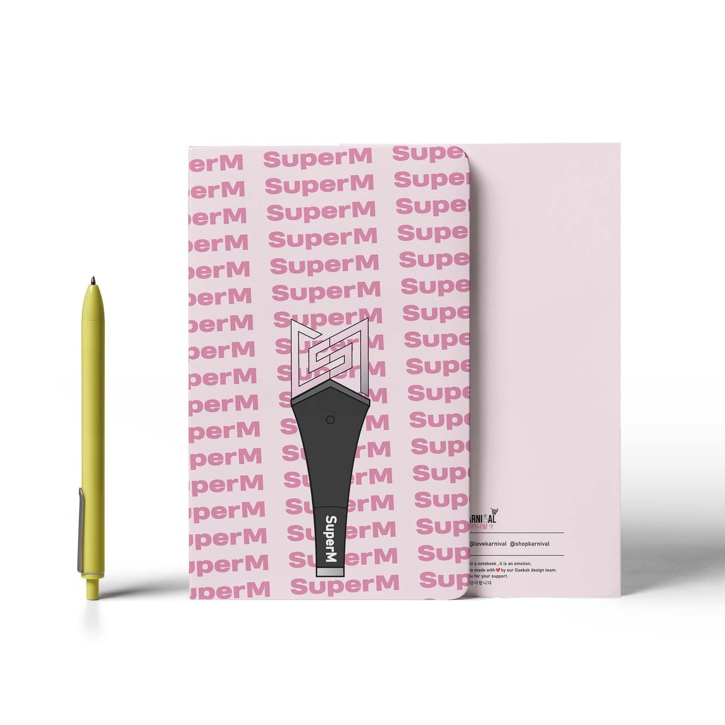 Super M Lightstick Pocket Diary