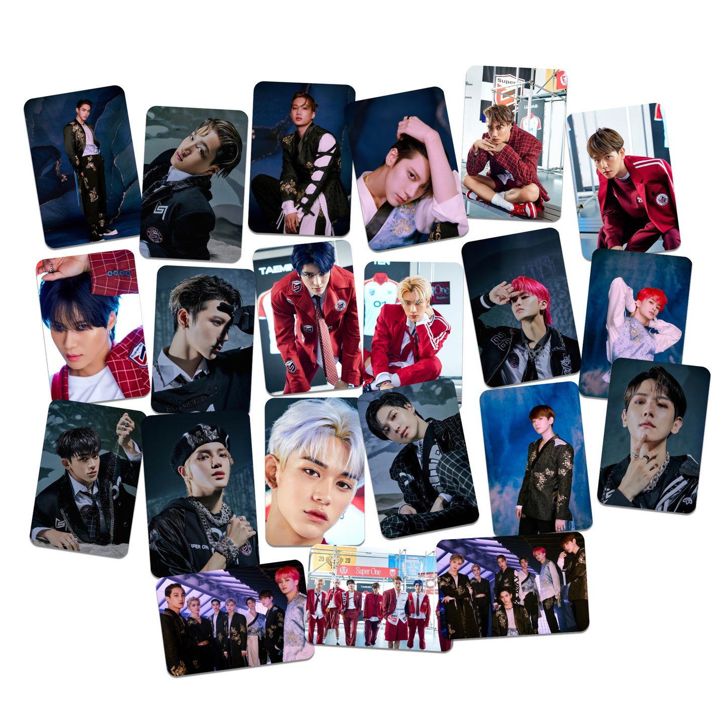 Super M Photocards - Set of 21