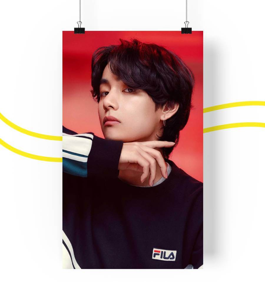 BTS Tae Poster