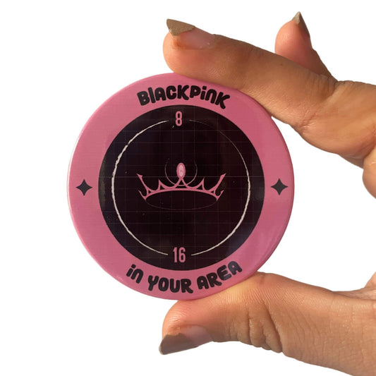 BLACKPINK Badge + Fridge Magnet