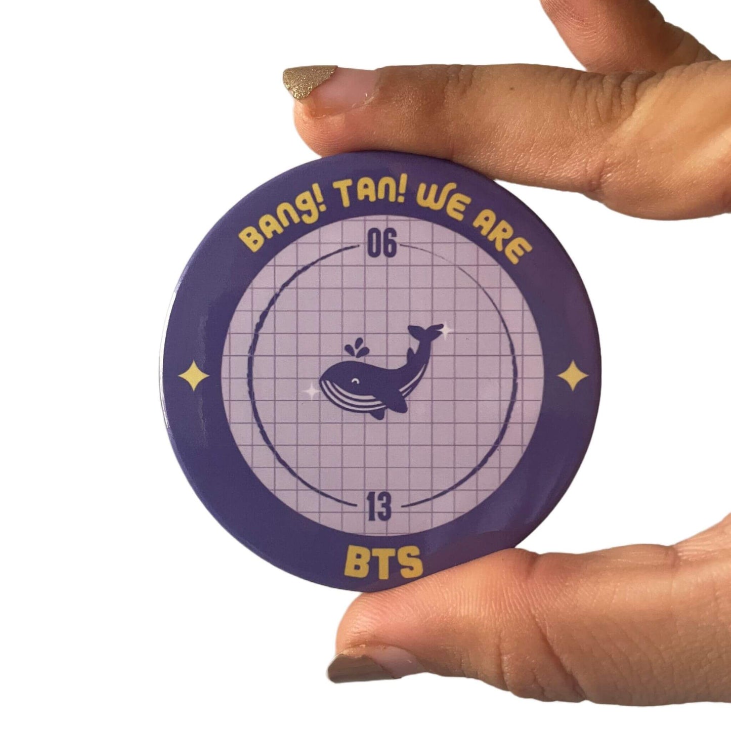 BTS Badge + Fridge Magnet