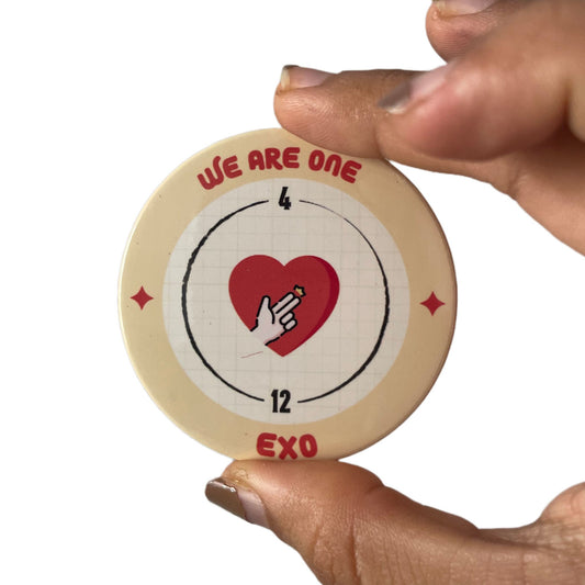 EXO Badge + Fridge Magnet