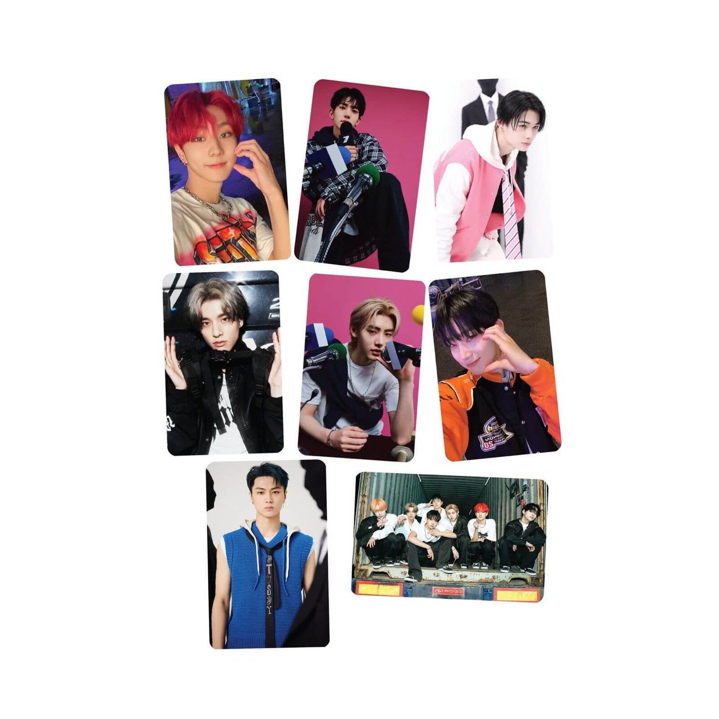 Enhypen Pass The Mic Photocards - Set of 8