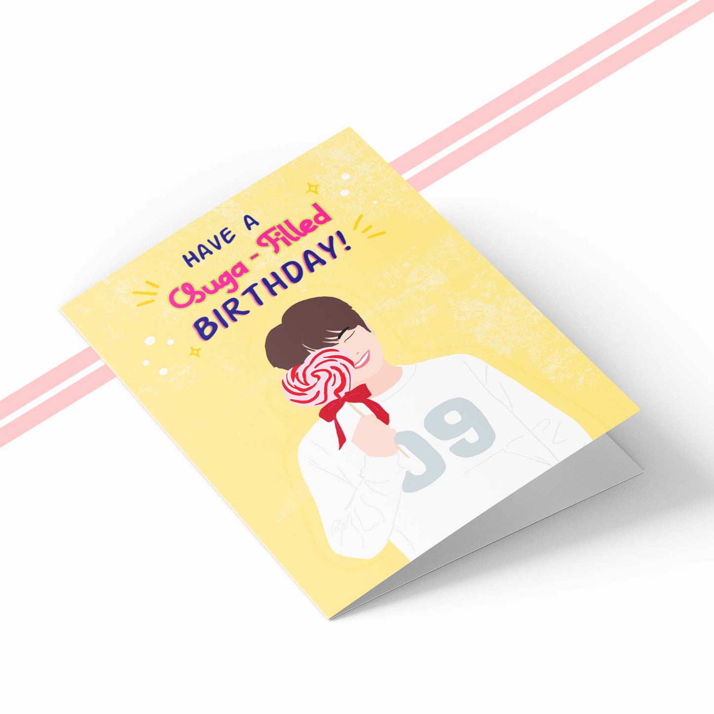 Suga - BTS Happy Birthday Card