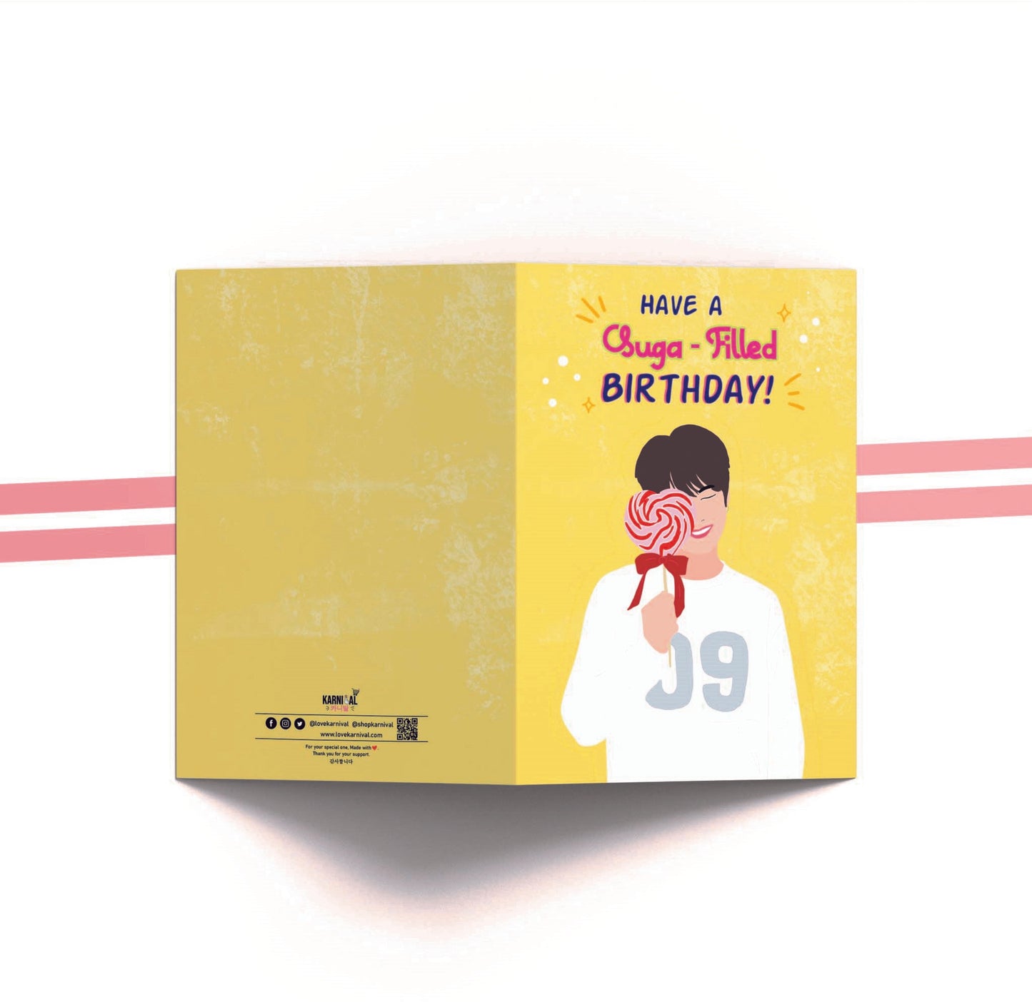 Suga - BTS Happy Birthday Card