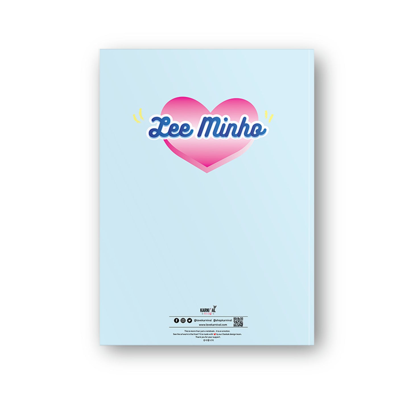 Lee Min Ho Oppaholic Notebook
