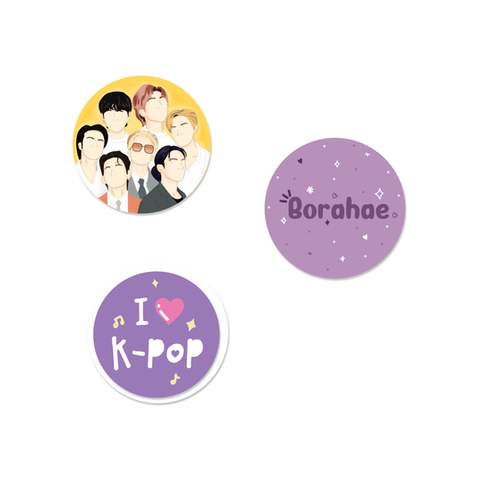 BTS OT7 Stan Badge - Set of 3