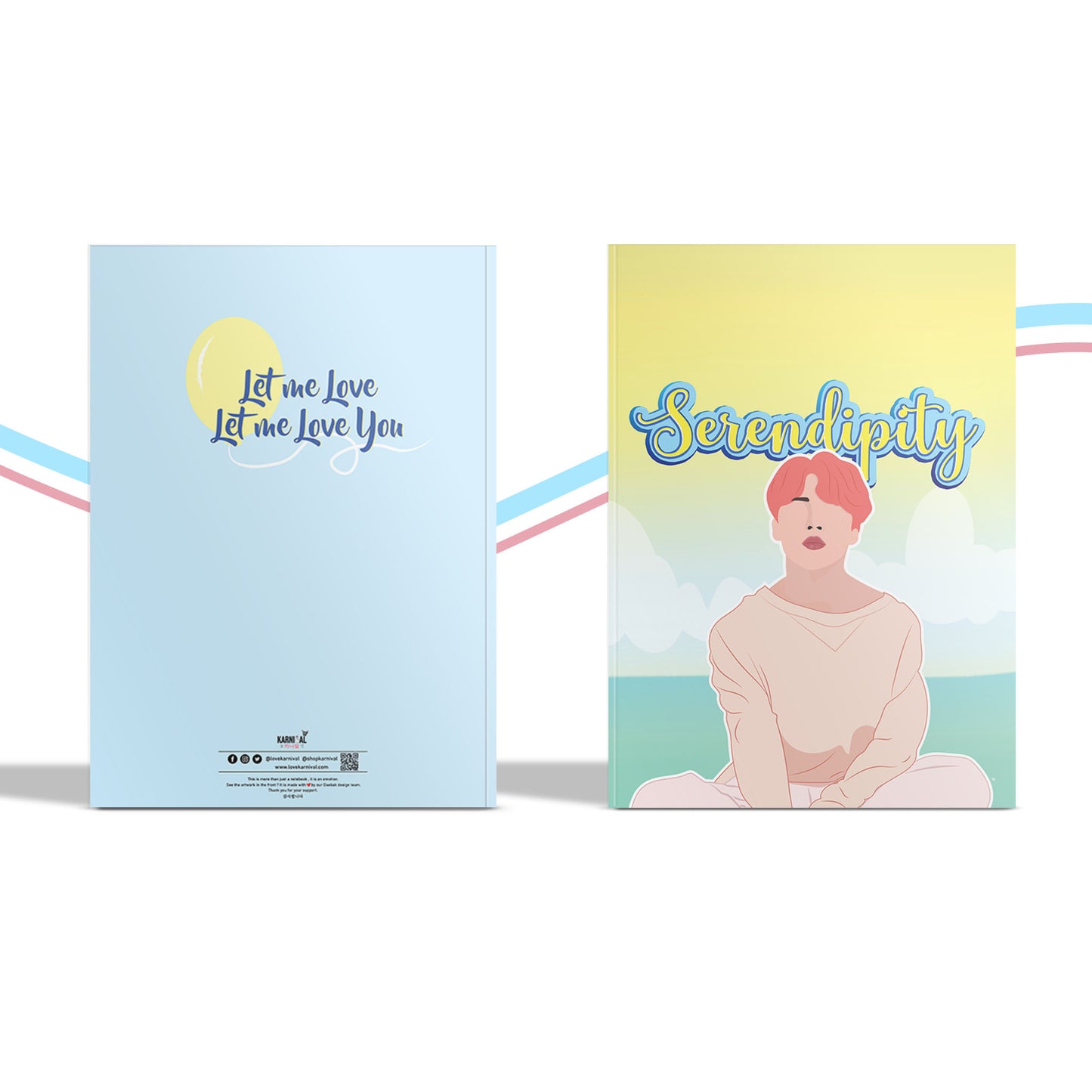 BTS Jimin Serendipity Notebook + FREE PEN