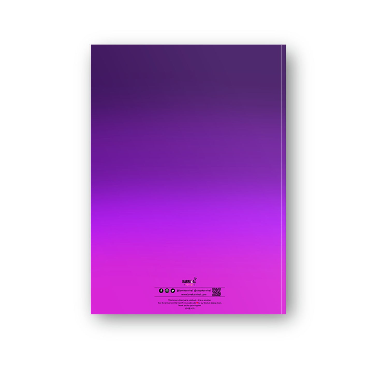 BTS Purple Whalien 52- We Are Bulletproof Eternal Notebook